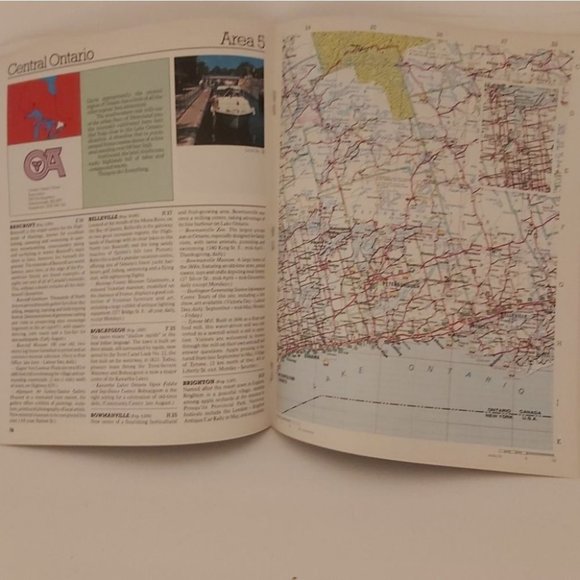 VINTAGE Traveller's Encyclopedia of Ontario Canada - Picture 5 of 6